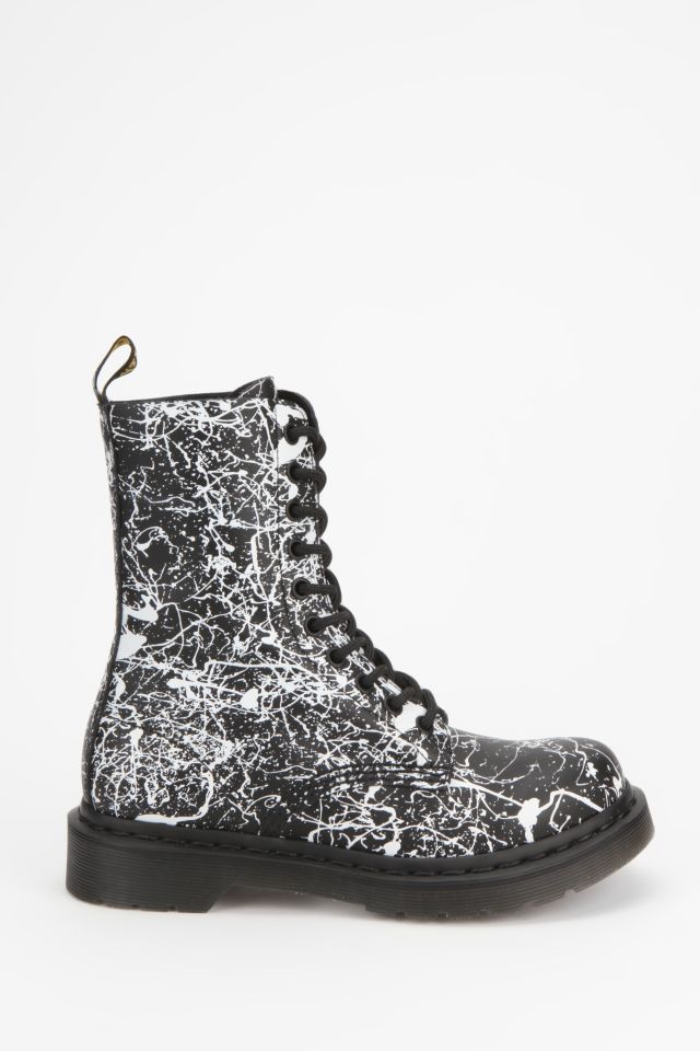 Dr. Martens 1490 10-Eye Paint-Splatter Boot #1