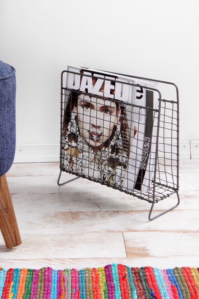 Wire Magazine Holder Urban Outfitters