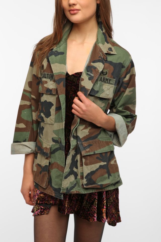 Urban Renewal Vintage Oversized Camo Jacket | Urban Outfitters