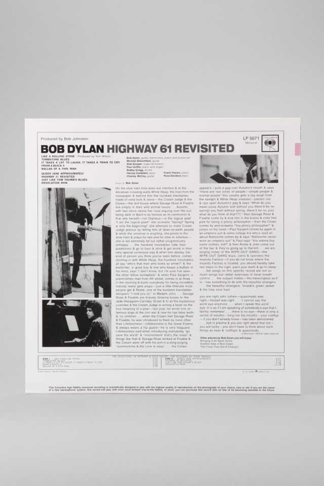 Bob Dylan - Highway 61 Revisited LP #2