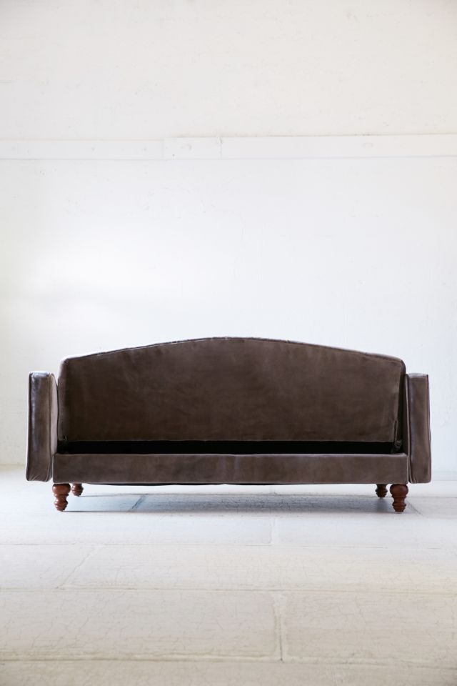 Ava Velvet Tufted Sleeper Sofa #4