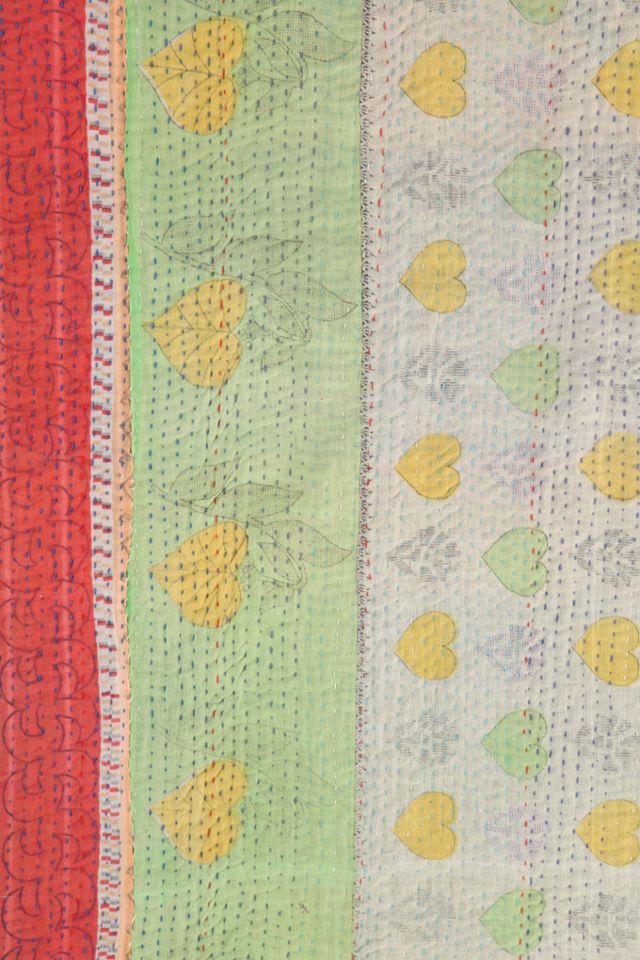One-Of-A-Kind Kantha Quilt #2