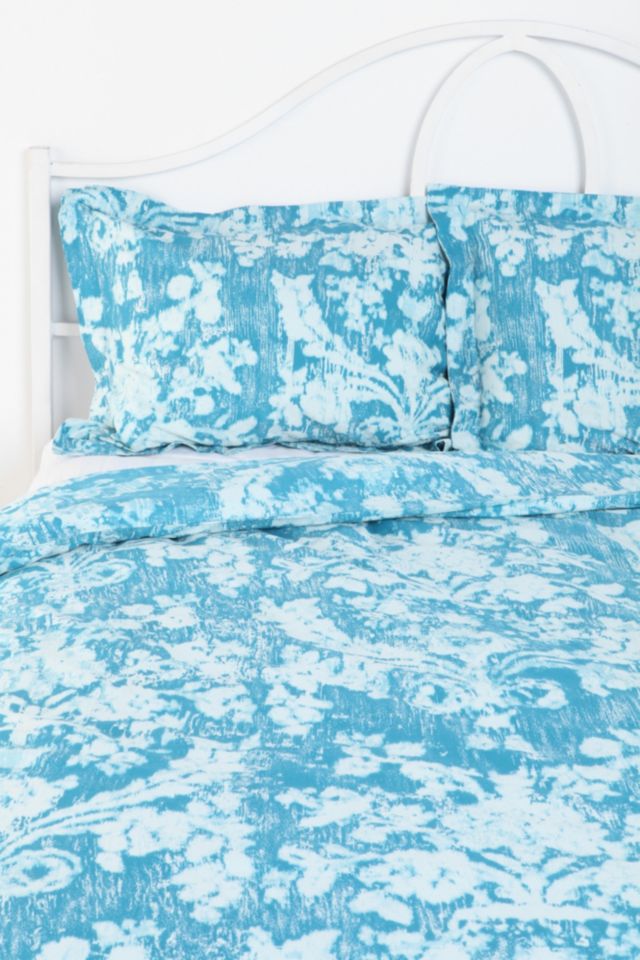 Plum & Bow Distressed Damask Duvet Cover #1