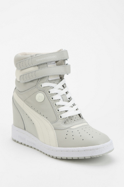 puma wedge high tops