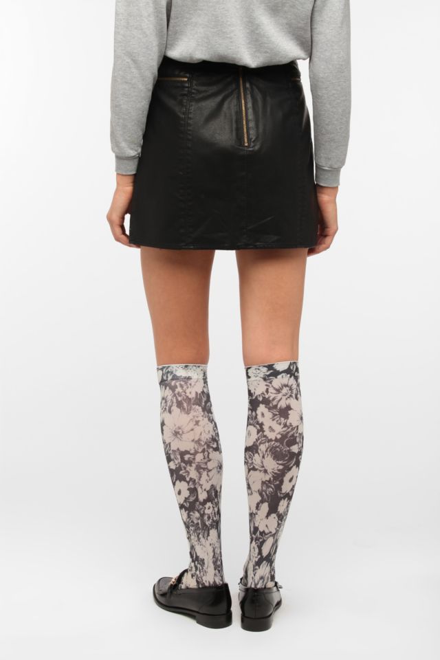 Silence & Noise High-Waist Zipper Mini Skirt #2