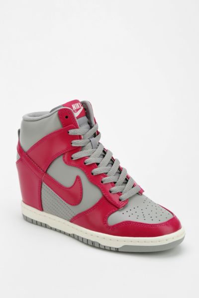 nike high top wedge sneakers