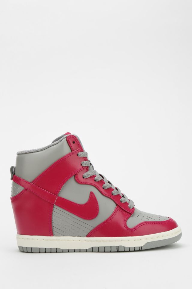 Nike wedge sneakers clearance pink