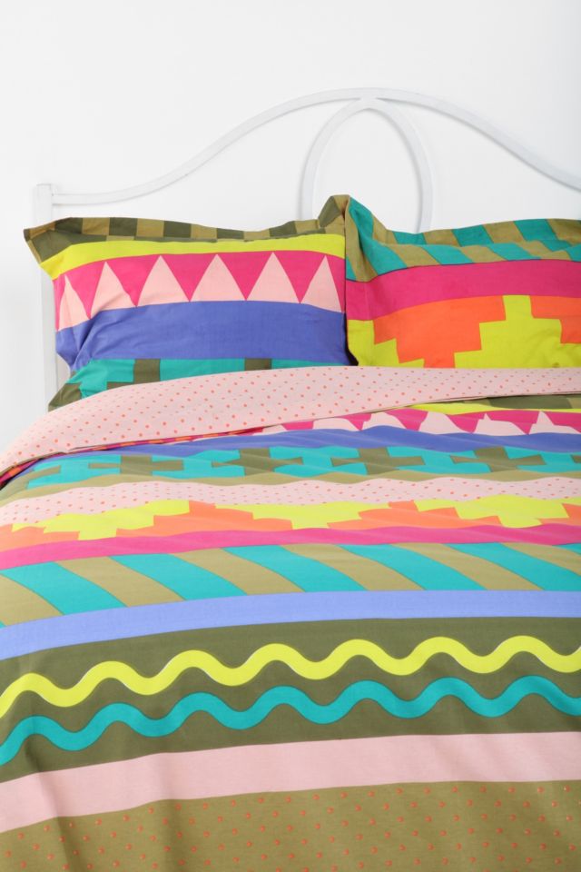 Beci Orpin - Housse de couette à motifs géométriques #1