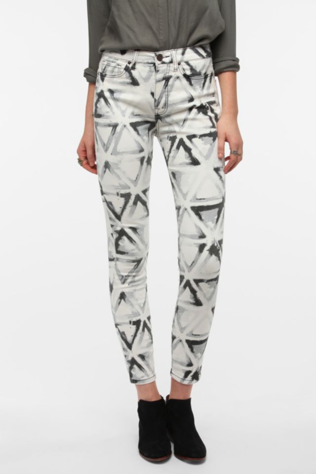 Geo Cargo High Rise Jeans