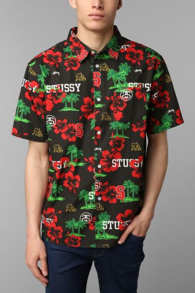 stussy hawaiian jacket