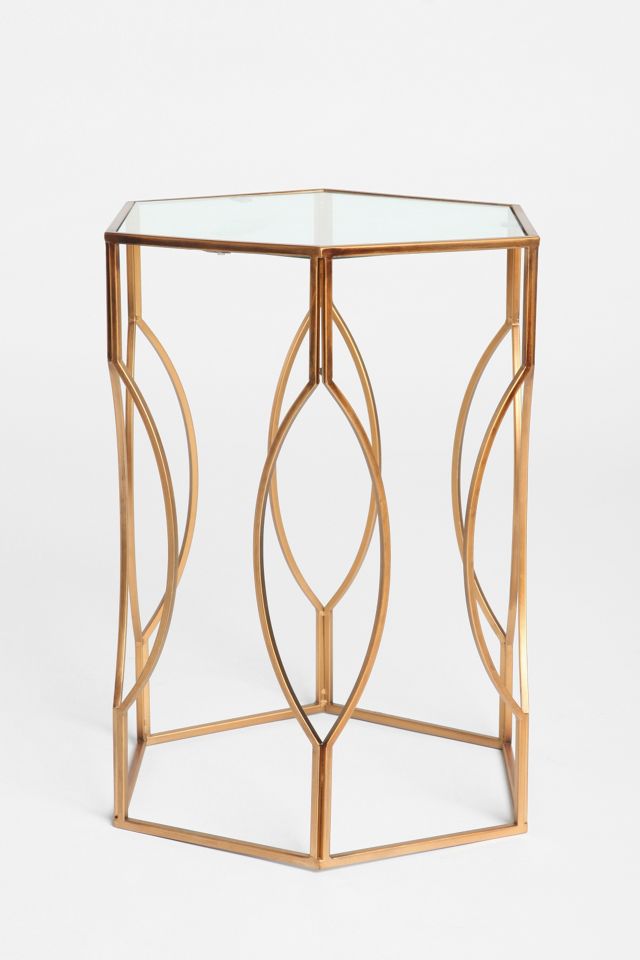 Hexagon Side Table #2