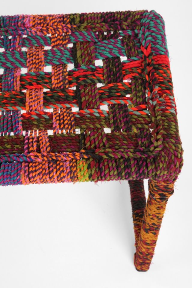 Rainbow Weave Bench #2