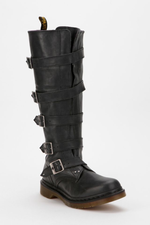 Dr. martens on sale phina buckle-strap boot