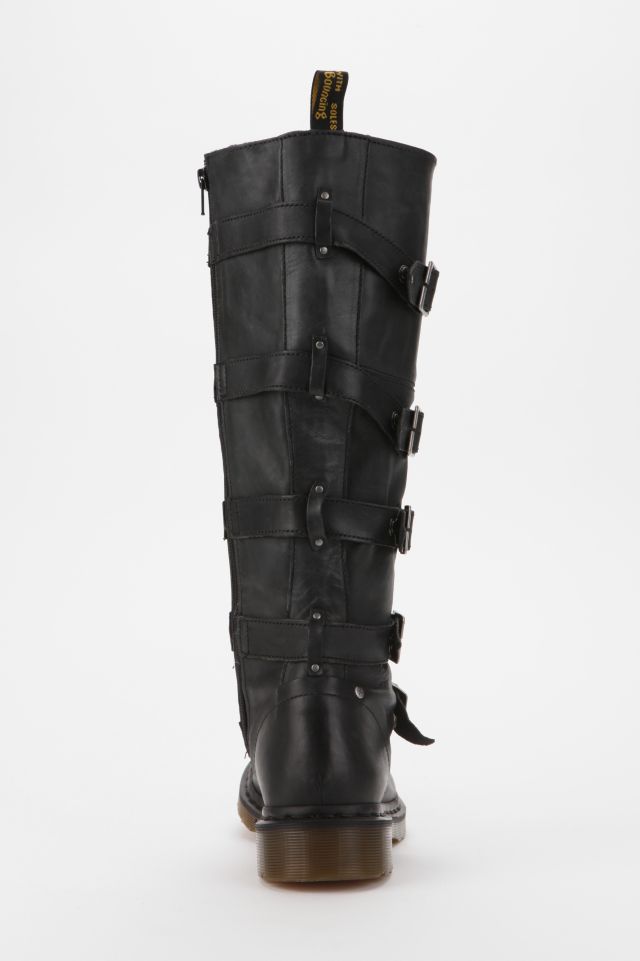Dr. Martens Phina Buckle-Strap Leather Combat Boot #2