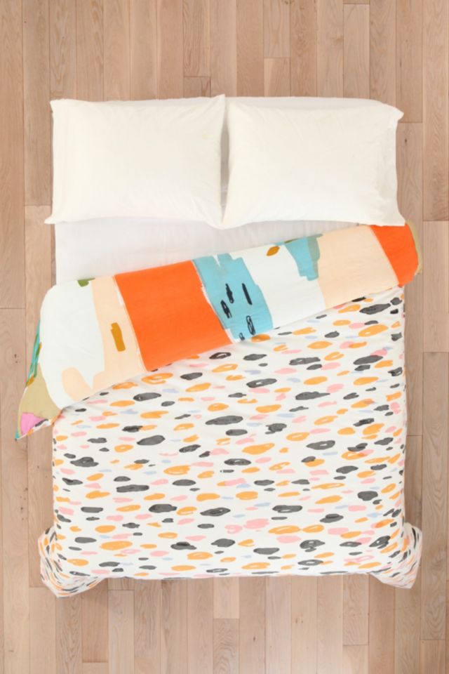 Char-Bea By Ashley G Brush Stroke Duvet Cover #3