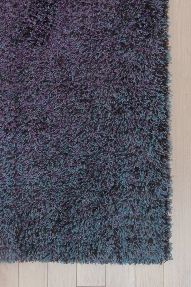 Midnight Shag Rug | Urban Outfitters
