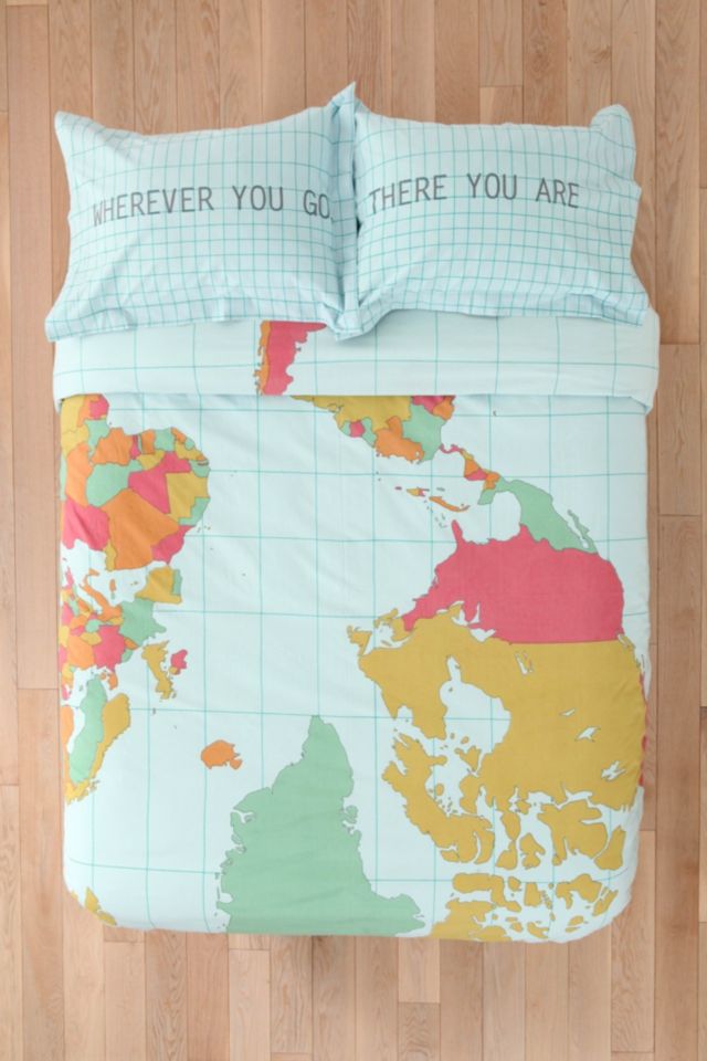 Housse de couette carte géographique #2