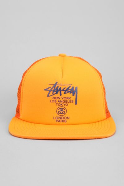 Stussy World Tour Trucker Hat | Urban Outfitters