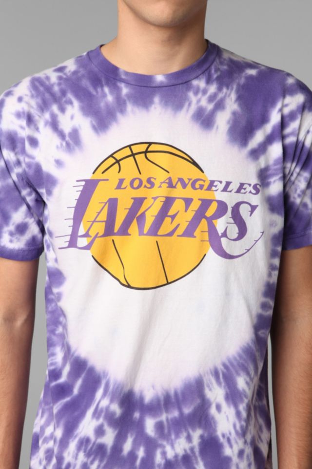 LA Lakers Tie Dye Long Sleeve Tee, Junk Food Clothing