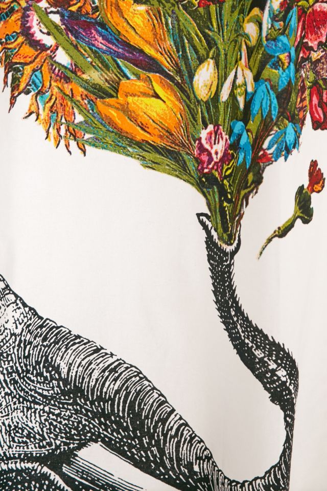 RococcoLA Happy Elephant Shower Curtain #1