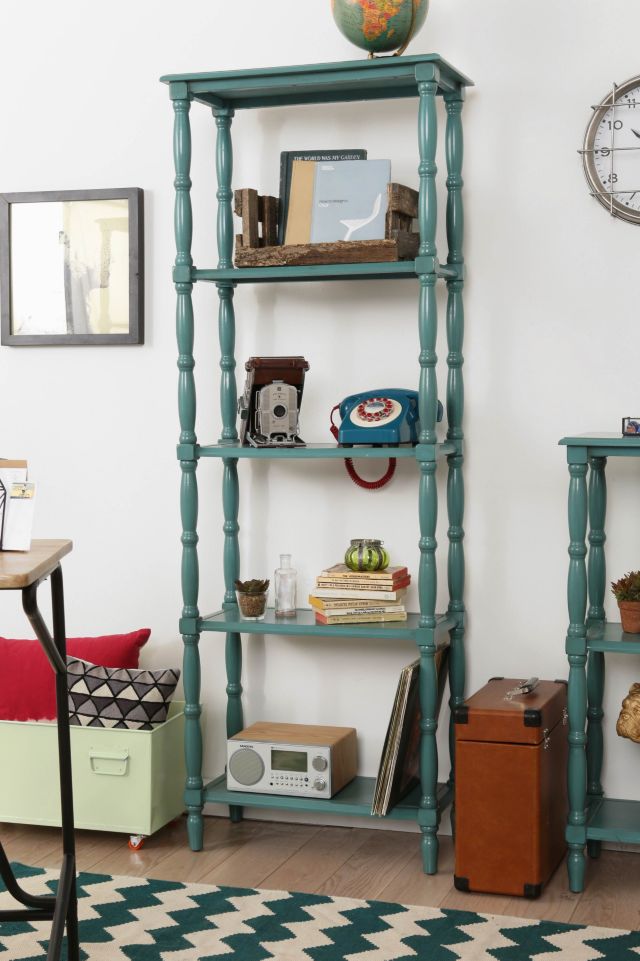 Margot Tall Spindle Bookcase #1