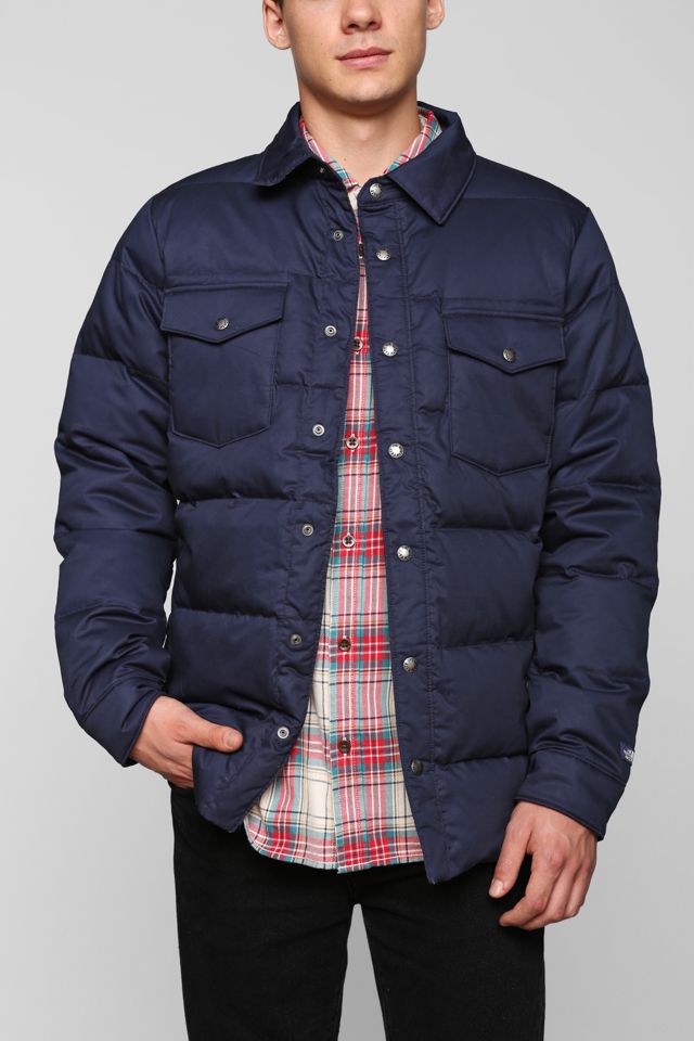 The North Face Cook Down Shirt Jacket Urban Outfitters