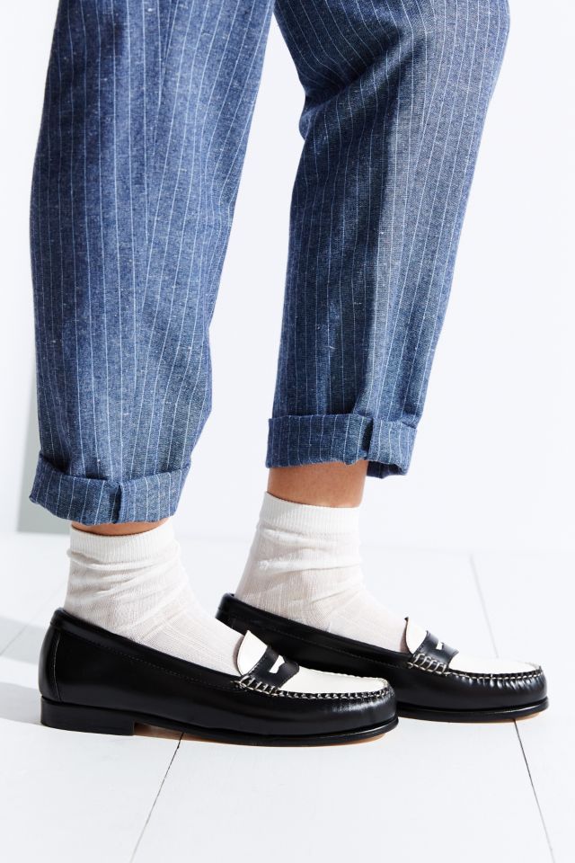 Bass Wayfarer Two-Tone Penny Loafer #3