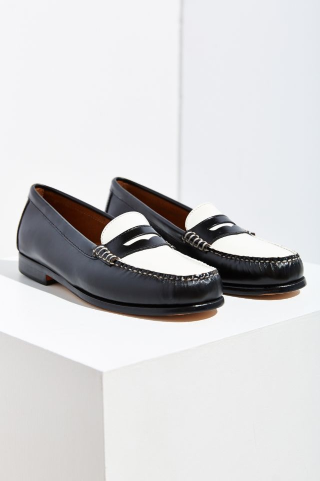 Bass Wayfarer Two-Tone Penny Loafer #4