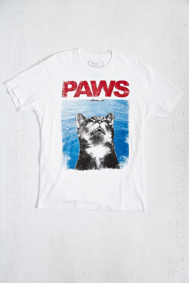 Riot Society PAWS Tee | Urban Outfitters