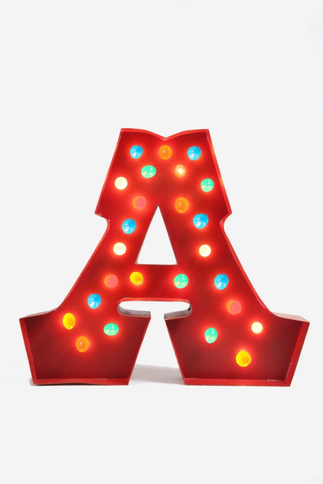 Marquee Alphabet Light - Multi | Urban Outfitters