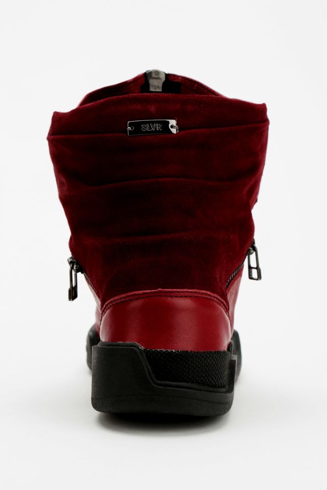 adidas SLVR Front-Zip Leather High-Top Sneaker | Urban Outfitters