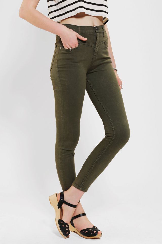 BDG - Jeans taille haute avec couture - Mousse #1