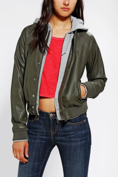 obey bomber jacket womens