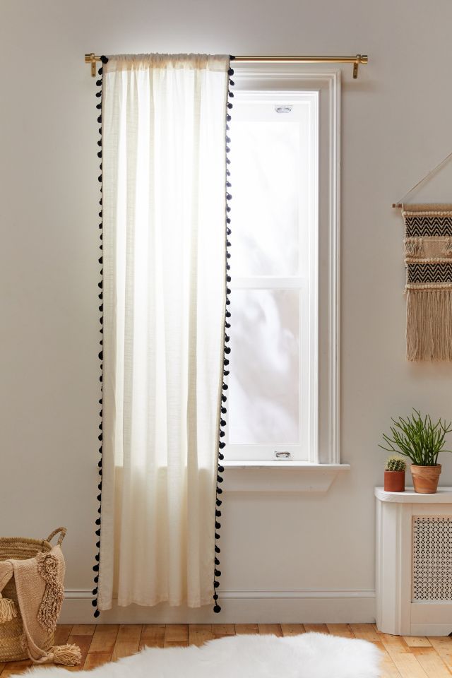 Pompom Curtain Panel #1