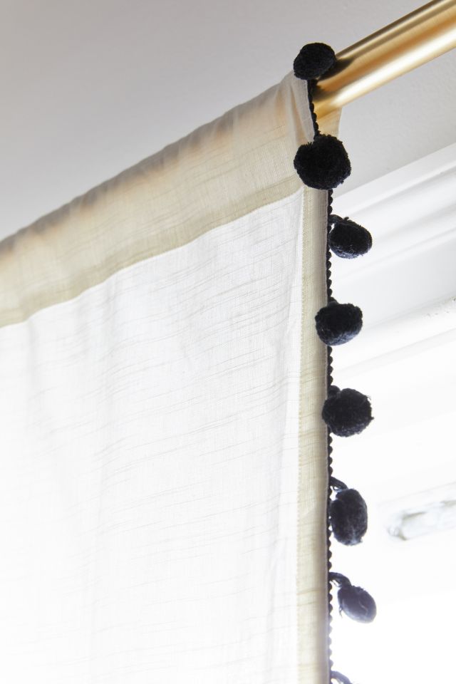 Pompom Curtain Panel #3