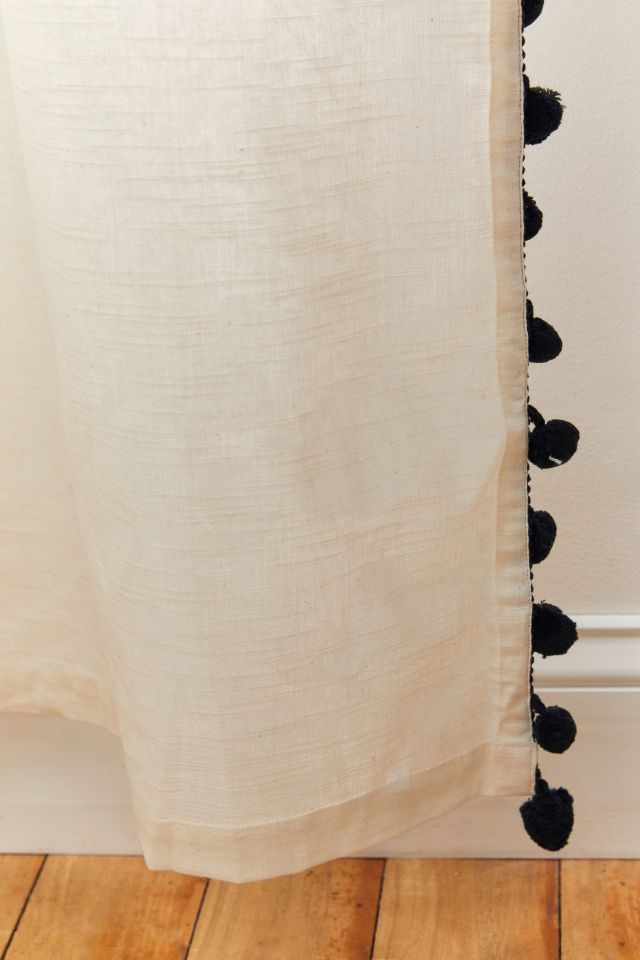 Pompom Curtain Panel #4