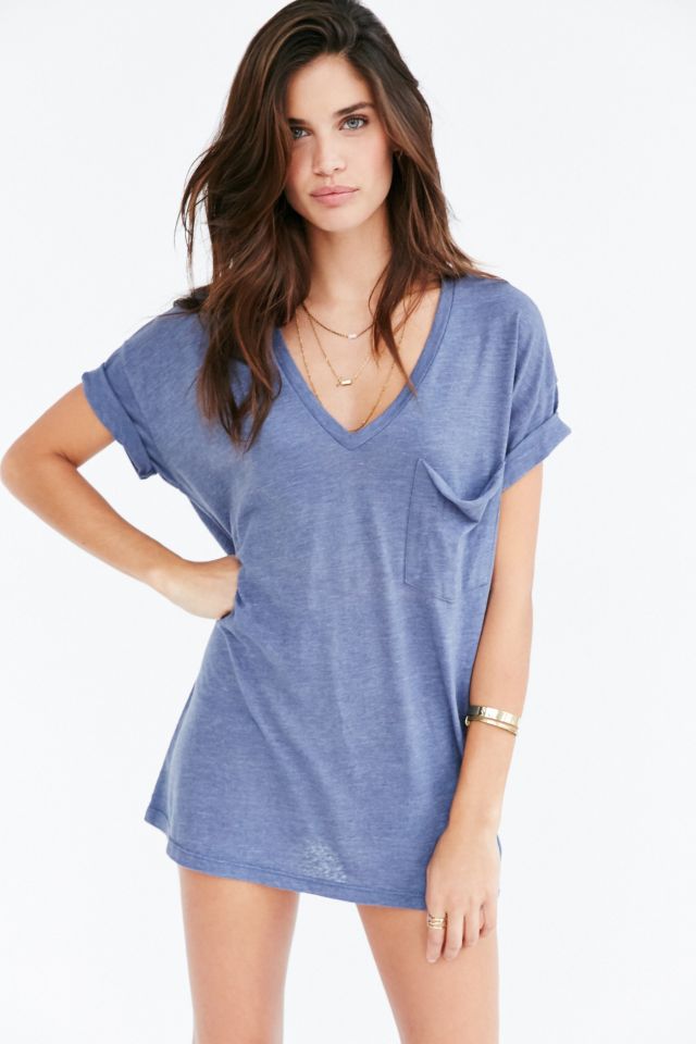 Truly Madly Deeply V-Neck Slouch Pocket Tee #5