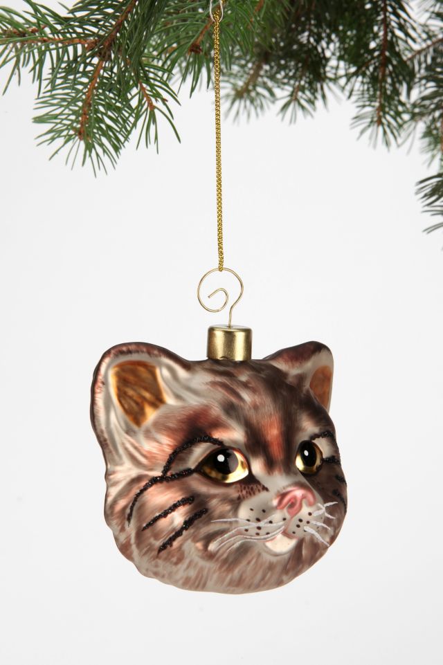 Cat-Head Ornament | Urban Outfitters