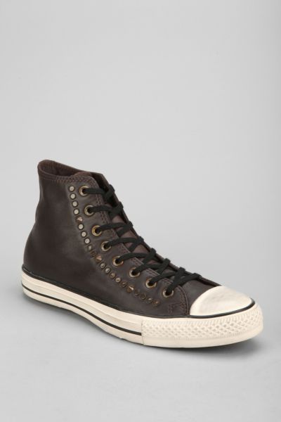 studded leather converse