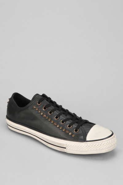 studded leather converse