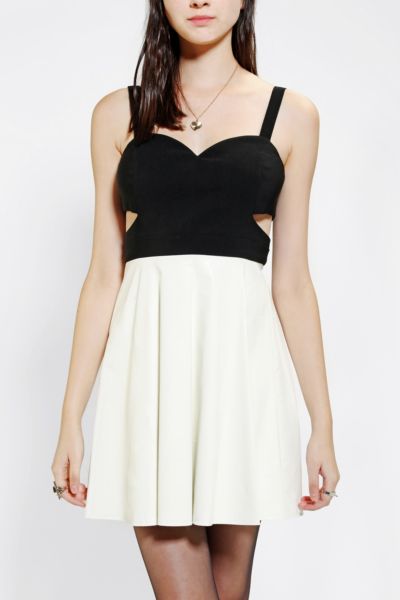 urban outfitters sparkle and fade dress