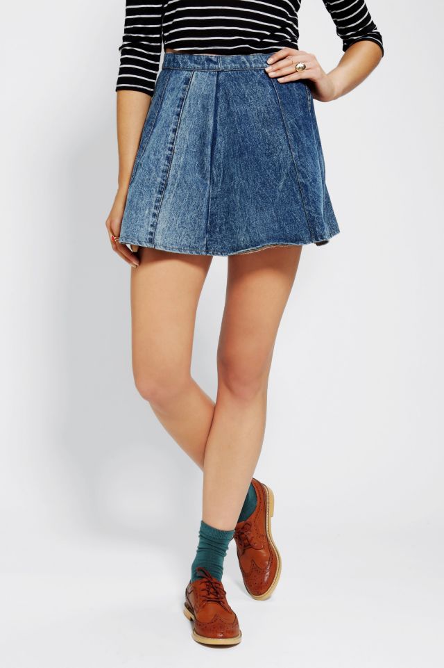 Jean circle hot sale skirt