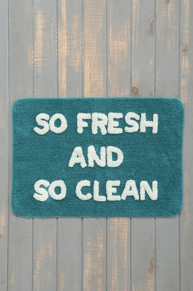 So Fresh So Clean Bath Mat Urban Outfitters