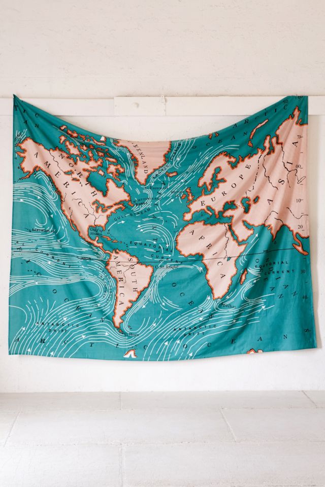 4040 Locust Ocean Current Tapestry #1