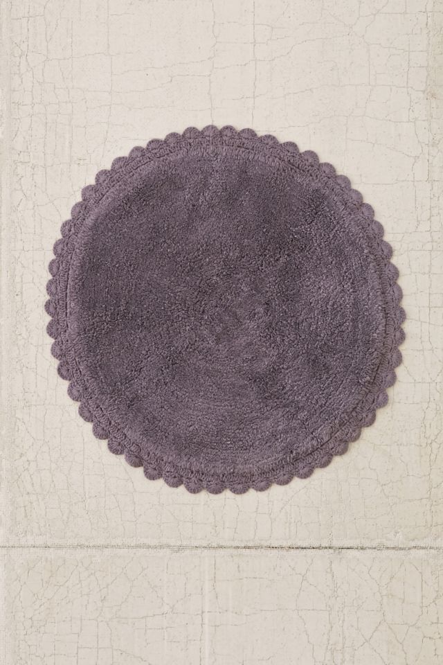 Crochet Trim Bath Mat #1