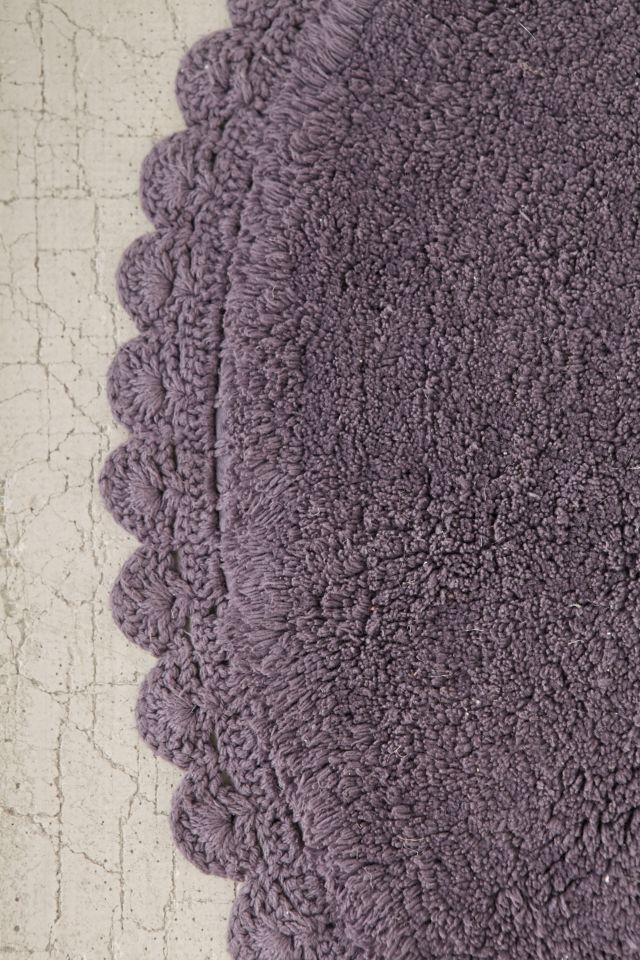 Crochet Trim Bath Mat #2