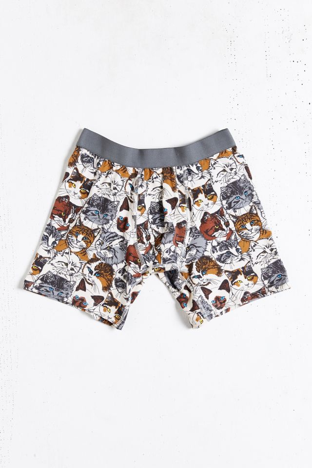 Culotte boxeur papier peint chats Urban Outfitters Canada