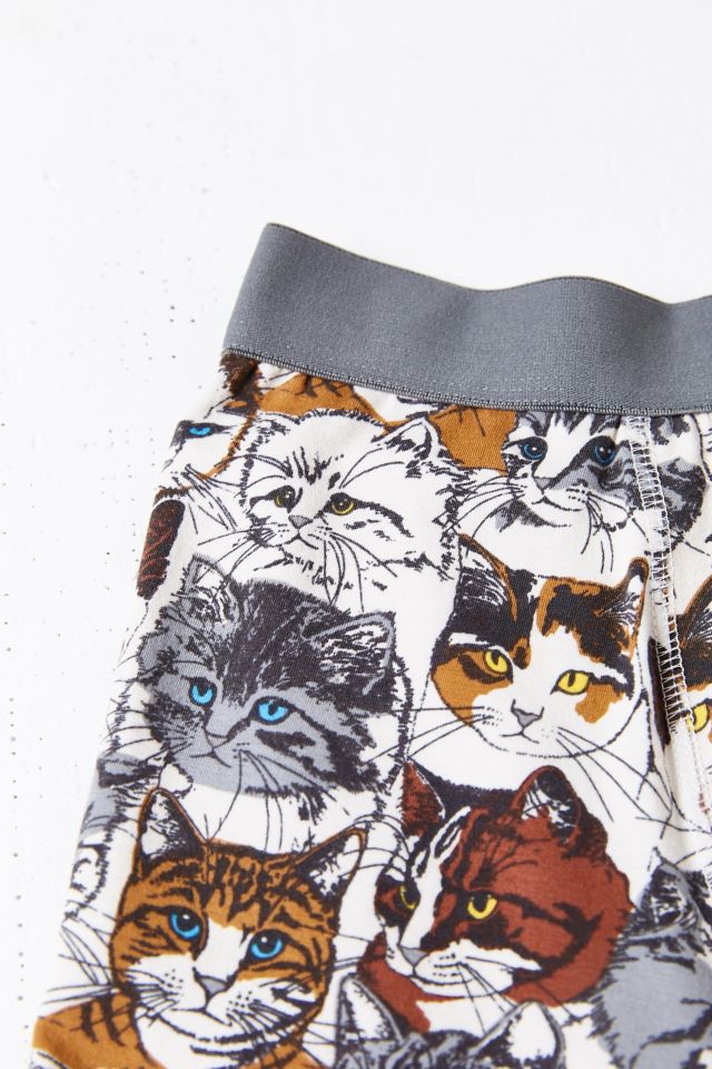 Culotte boxeur papier peint chats Urban Outfitters Canada