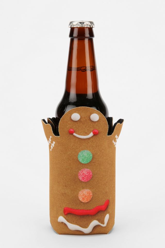 Gingerbread Man Insulated Drink Holder Urban Outfitters