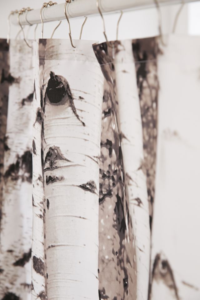 Birch Tree Shower Curtain #1
